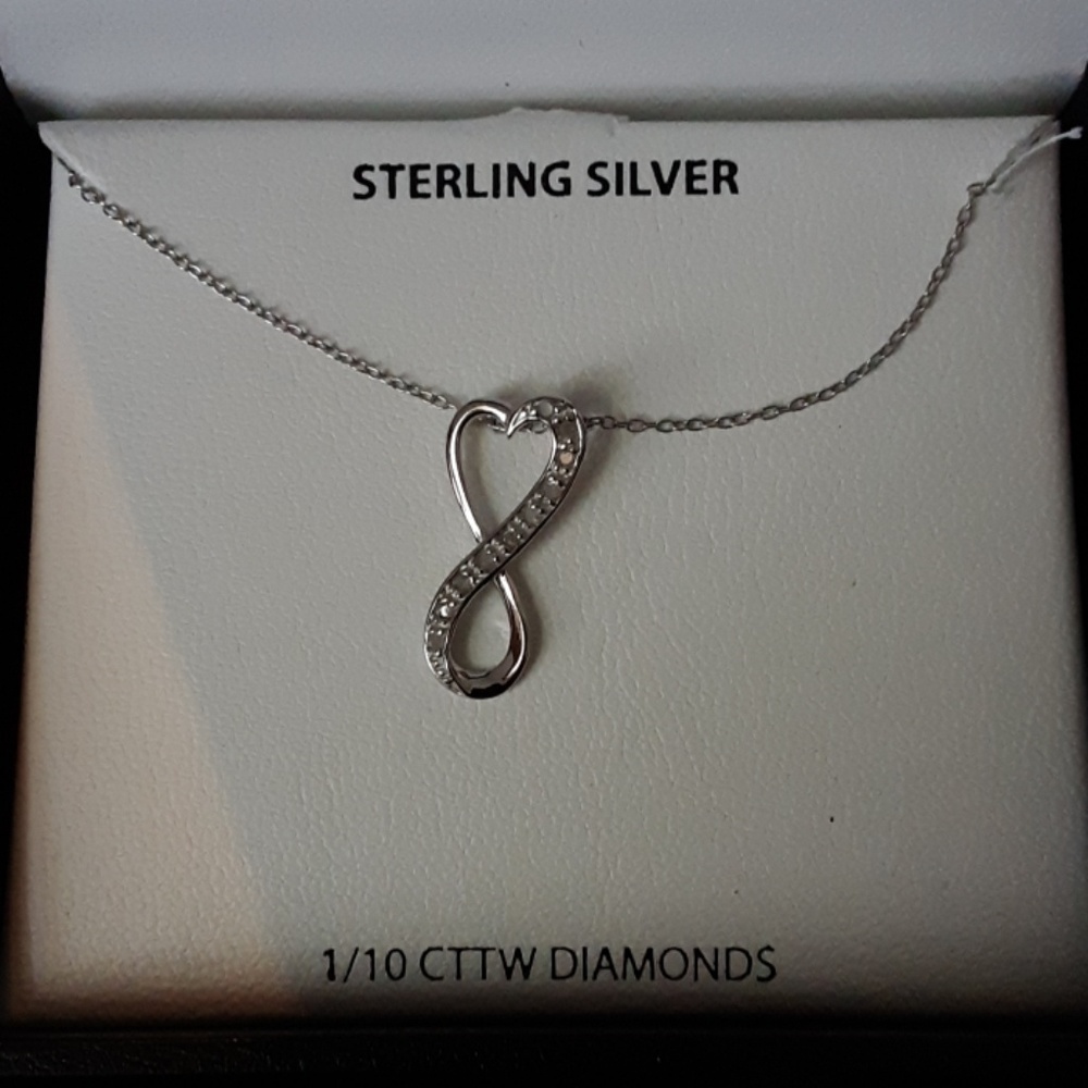 infinite love diamond necklace